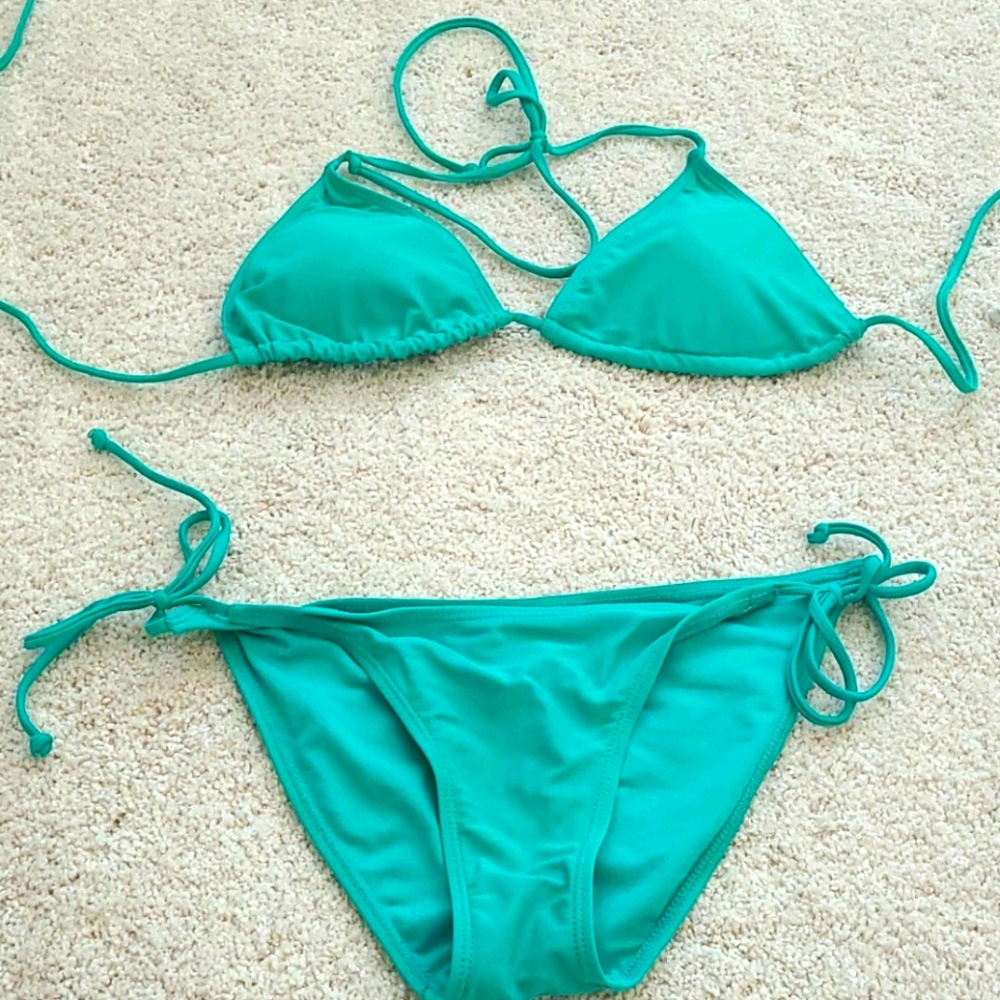 Sea foam green bikini
